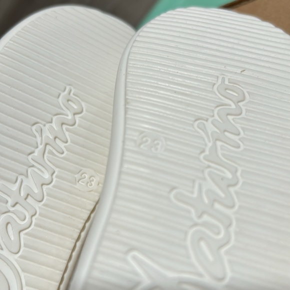 Kids Naturino champagne glitter ballet flat w/strap - Picture 5 of 11